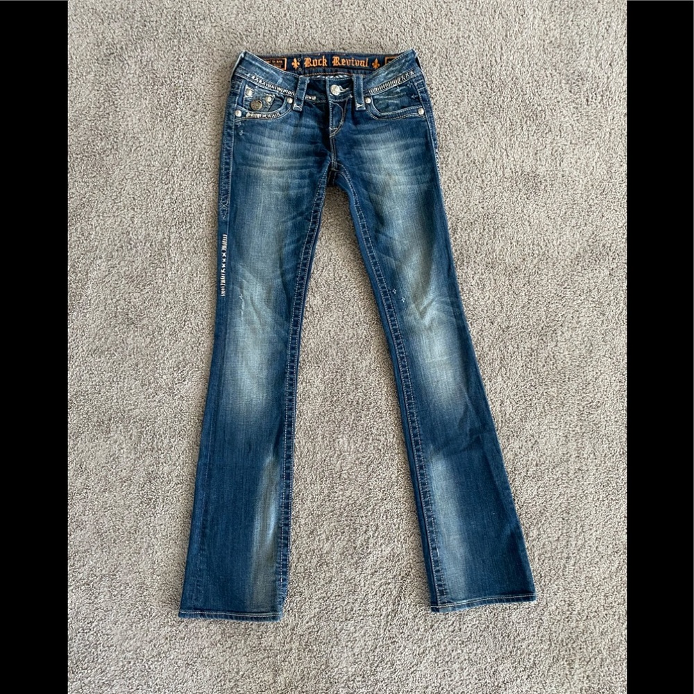 Rock Revival Boot Leg Jeans Size 24